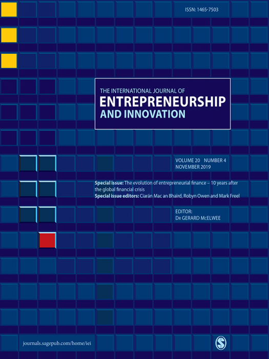 The International Journal of Entrepreneurship and Innovation