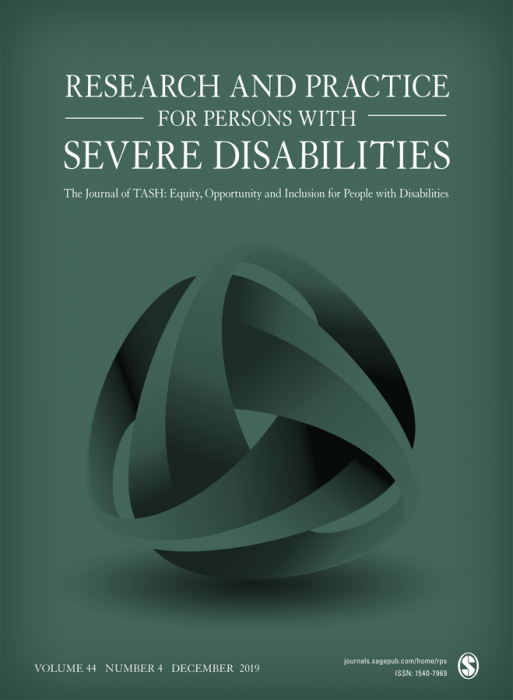 Research and Practice for Persons with Severe Disabilities