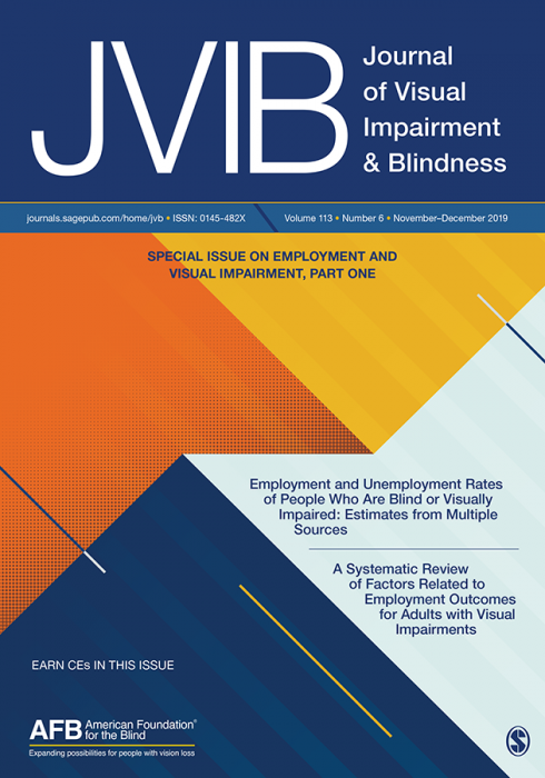 Journal of Visual Impairment & Blindness