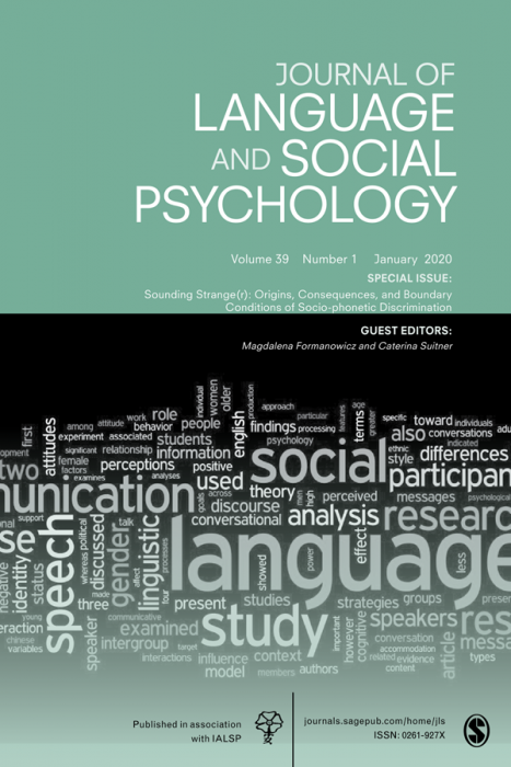 Journal of Language and Social Psychology