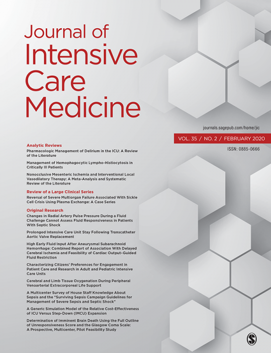 Journal of Intensive Care Medicine