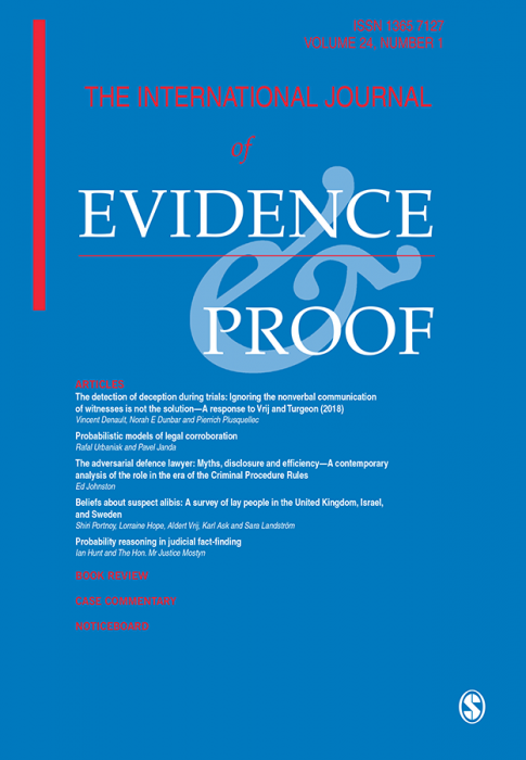 International Journal of Evidence and Proof