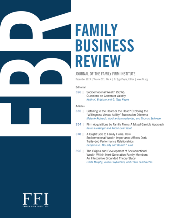 Family Business Review