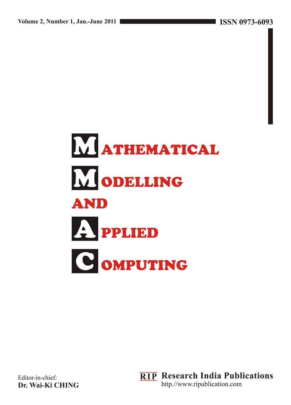 Mathematical Modelling and Applied Computing