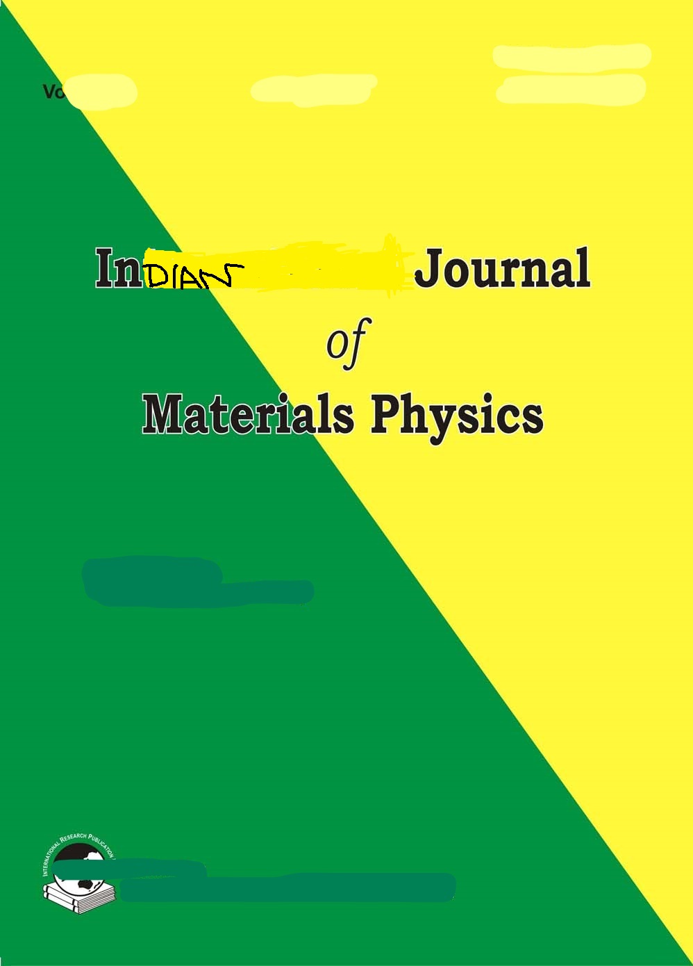 Indian Journal of Materials Physics