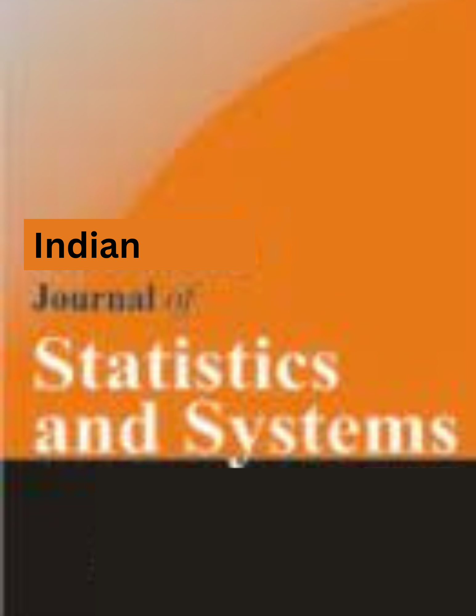 Indian Journal of Statistics and Systems 
