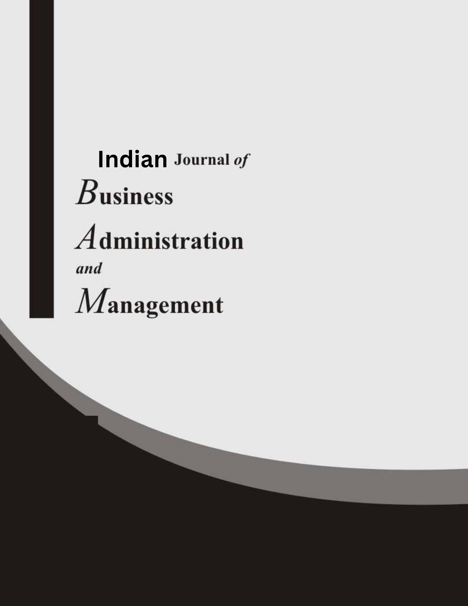 Indian Journal of Business Administration and Management  