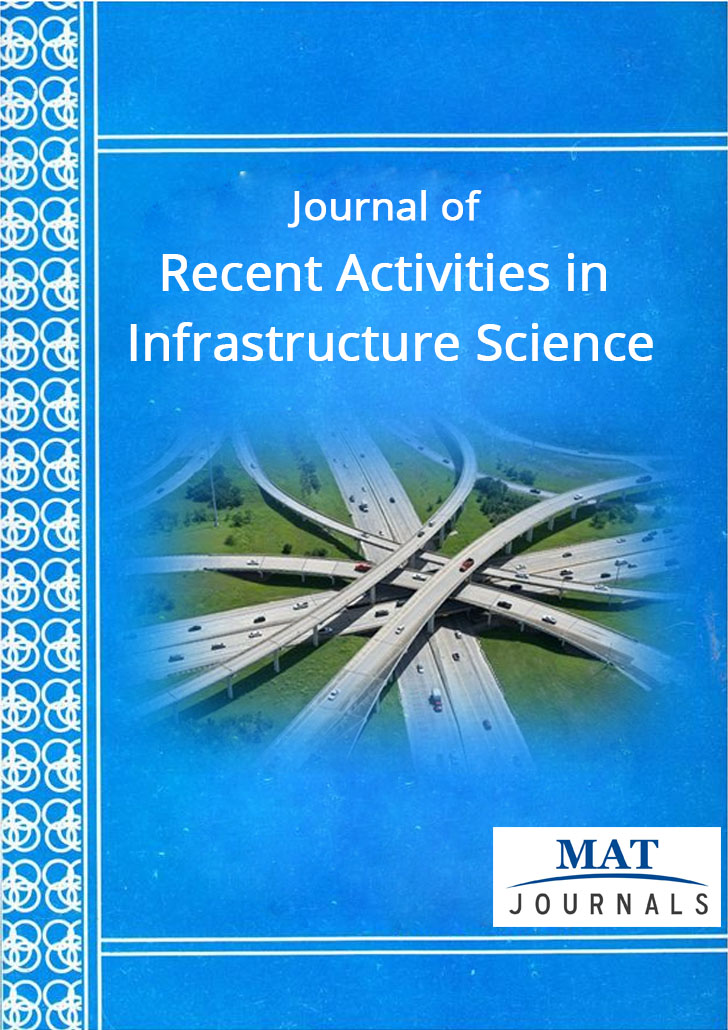 Journal of Recent Activities in Infrastructure Science