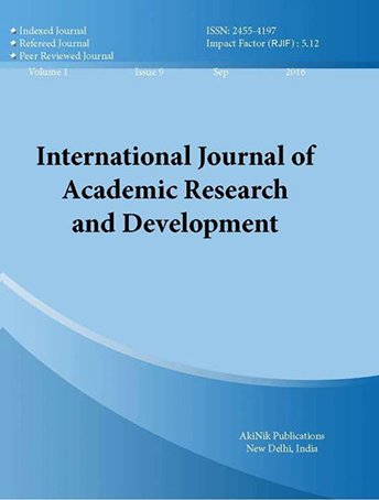 International Journal of Academic Research and Development