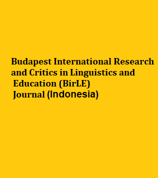 Budapest International Research and Critics in Linguistics and Education