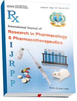 International Journal of Research in Pharmacology & Pharmacotherapeutics