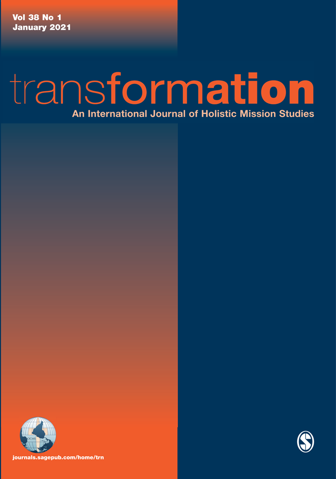 Transformation: An International Journal of Holistic Mission Studies