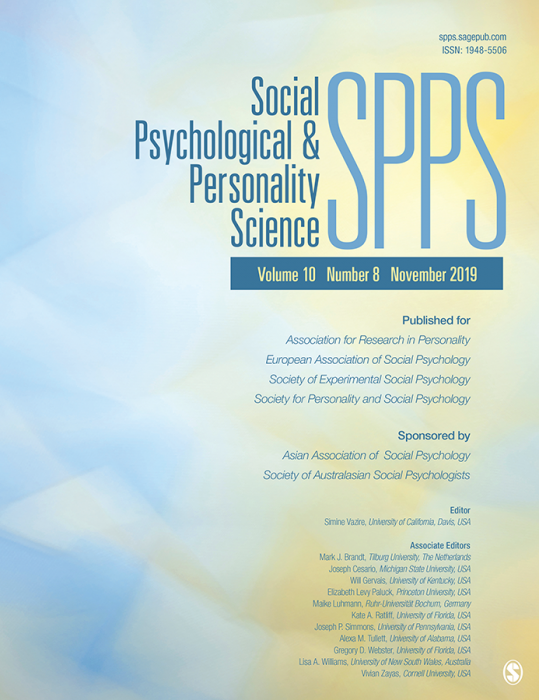 Social Psychological and Personality Science