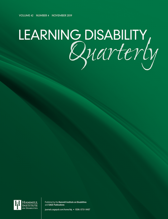 Learning Disability Quarterly