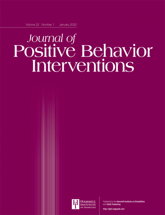 Journal of Positive Behavior Interventions