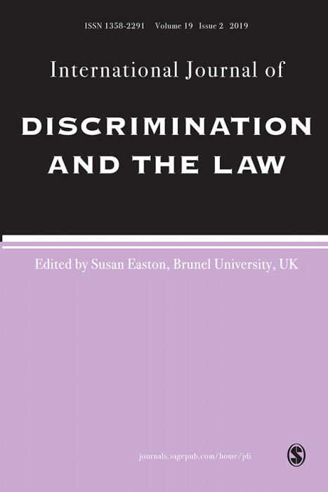 International Journal of Discrimination and The Law