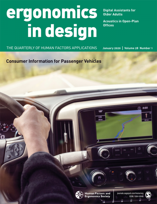 Ergonomics in Design: The Quarterly of Human Factors Applications