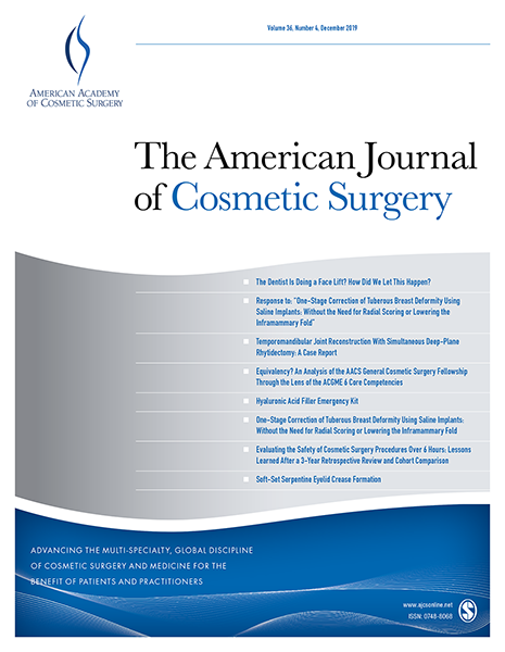 American Journal of Cosmetic Surgery