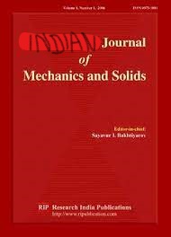 Indian Journal of Mechanics and Solids