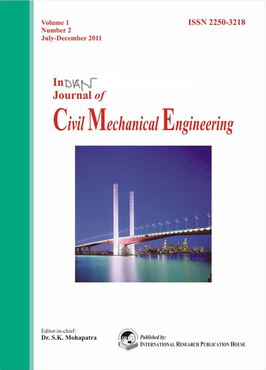 Indian Journal of Civil Mechanical Engineering