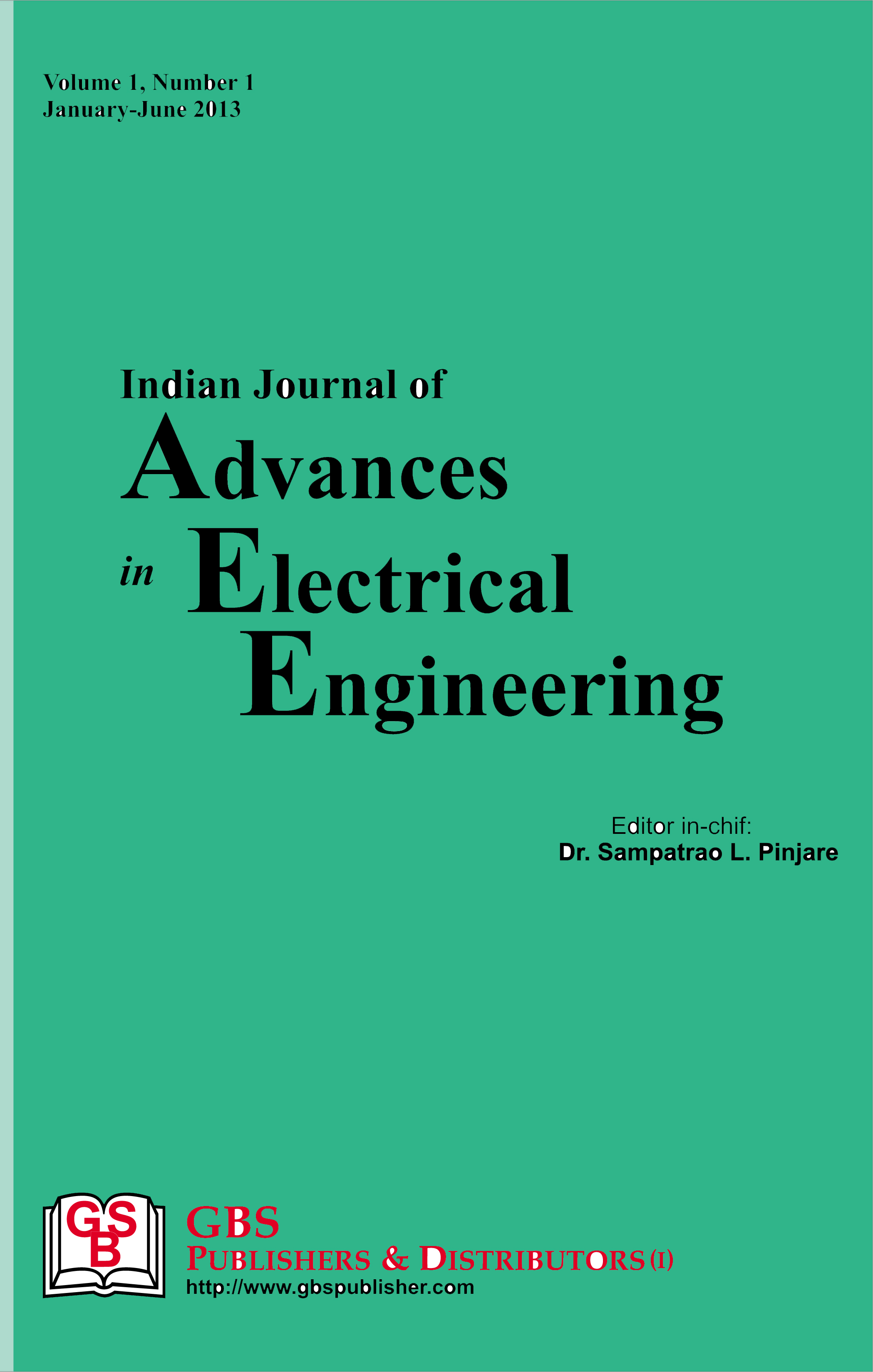 Indian Journal of Advances in Electrical Engineering