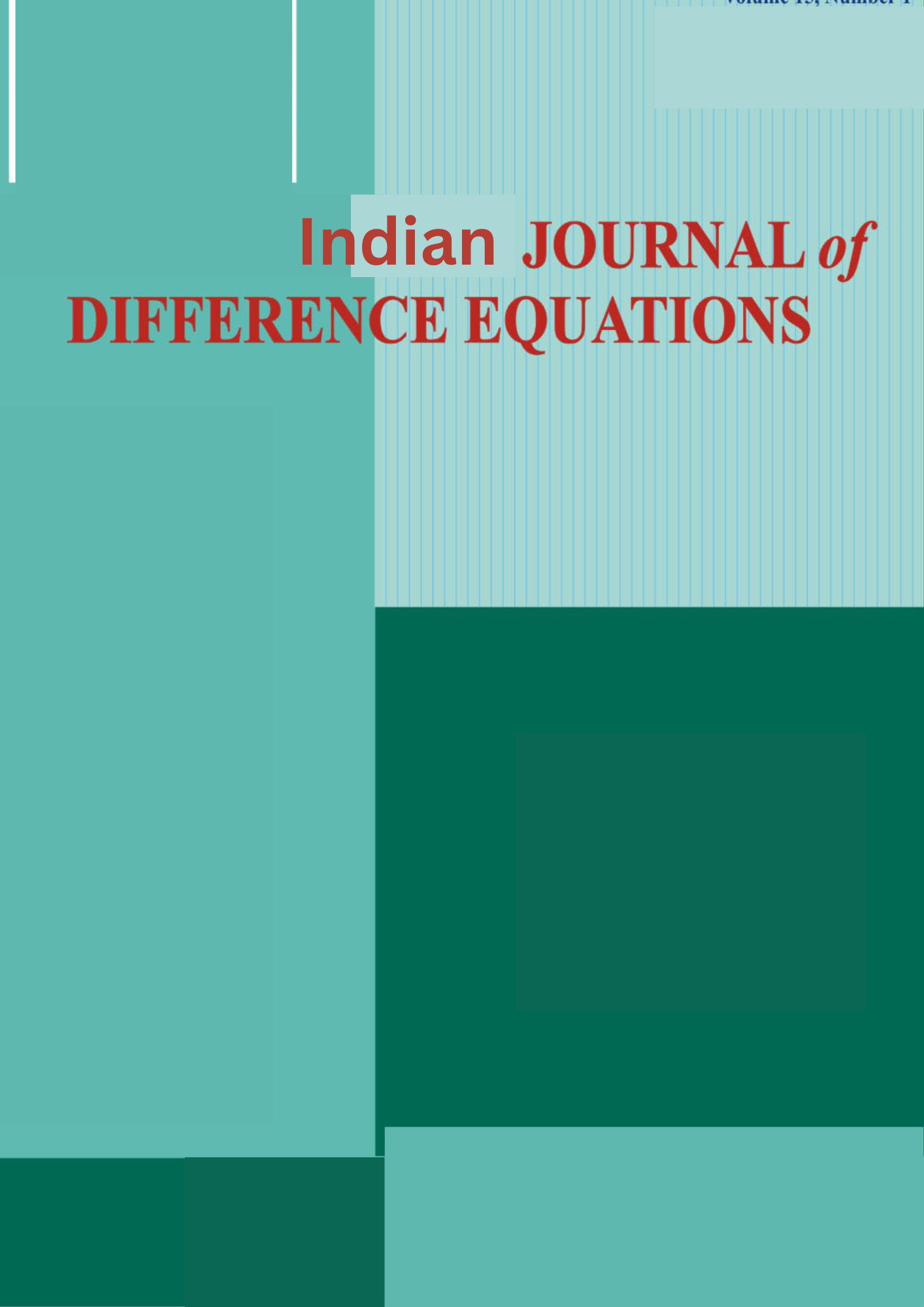 Indian Journal of Difference Equations