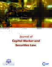 Journal of Capital Market and Securities Law