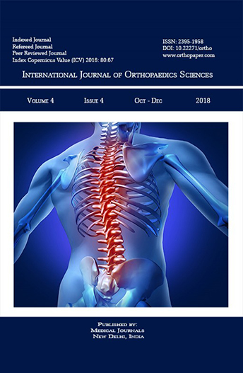 International Journal of Orthopaedics Sciences