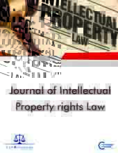 Journal of Intellectual Property Rights Law