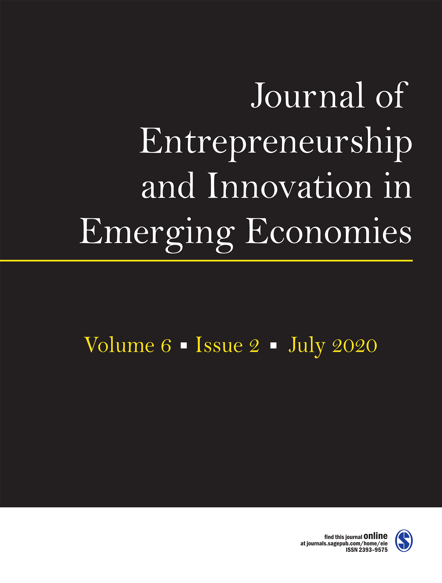 Journal of Entrepreneurship and Innovation in Emerging Economies
