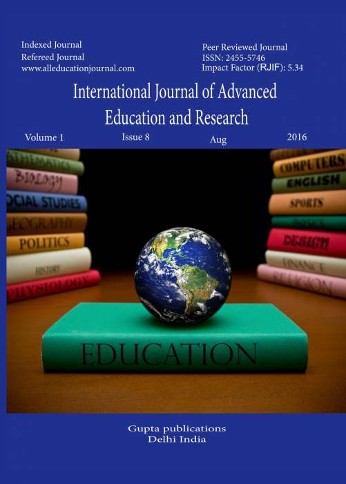 International Journal of Advanced Education and Research