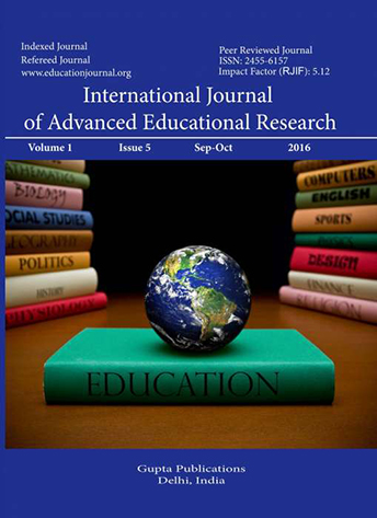 International Journal of Advanced Educational Research