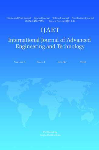 International Journal of Advanced Engineering and Technology
