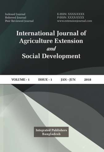 International Journal of Agriculture Extension and Social Development