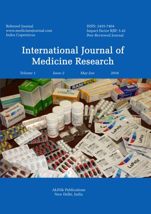 International Journal of Medicine Research