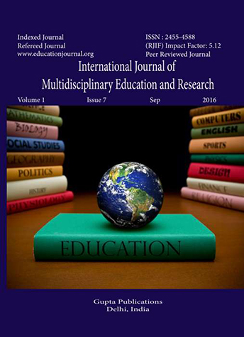 International Journal of Multidisciplinary Education and Research