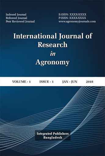 International Journal of Research in Agronomy