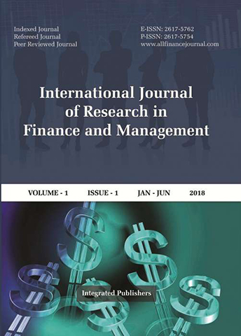 International Journal of Research in Finance and Management