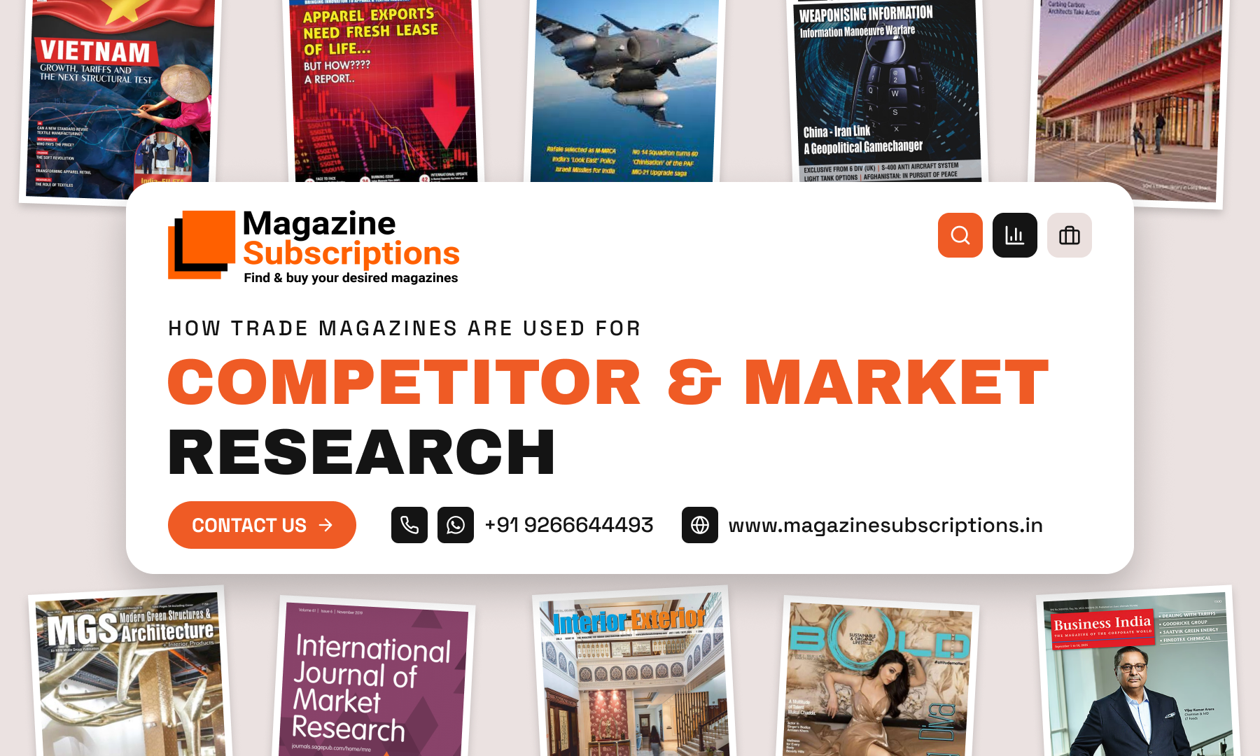 How Trade Magazines Are Used for Competitor and Market Research