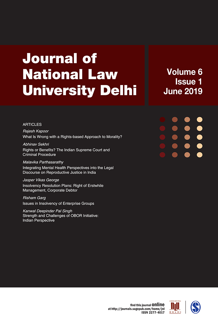 Journal of National Law University Delhi