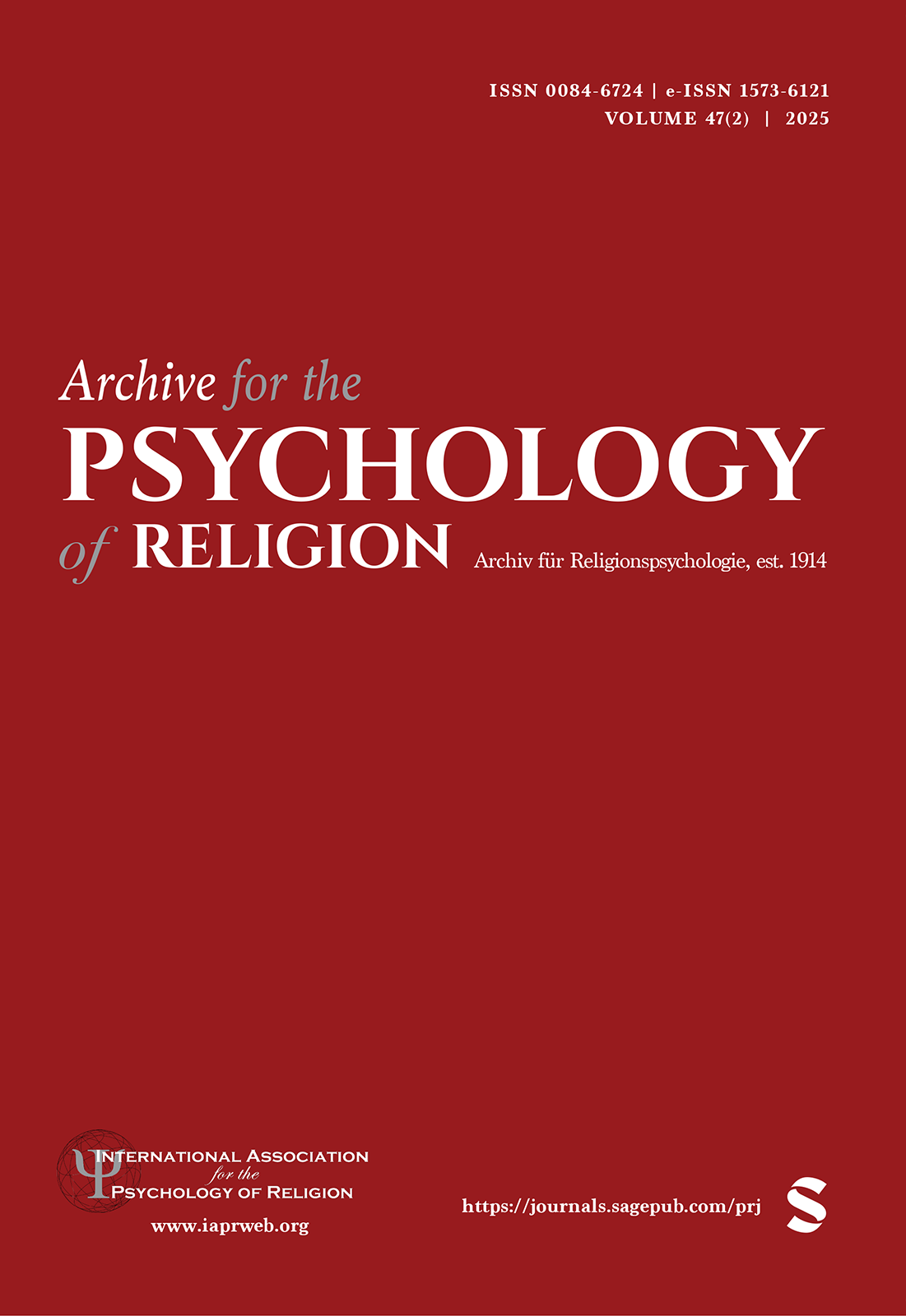 Archive for the Psychology of Religion