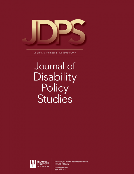 Journal of Disability Policy Studies