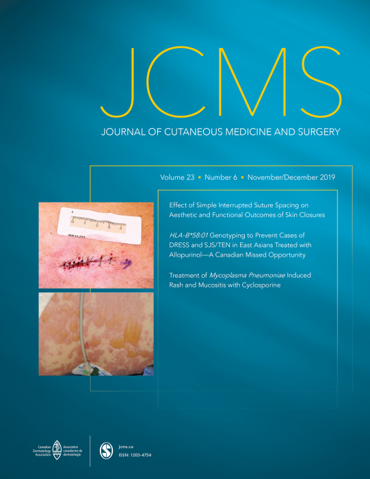 Journal of Cutaneous Medicine and Surgery75778.00