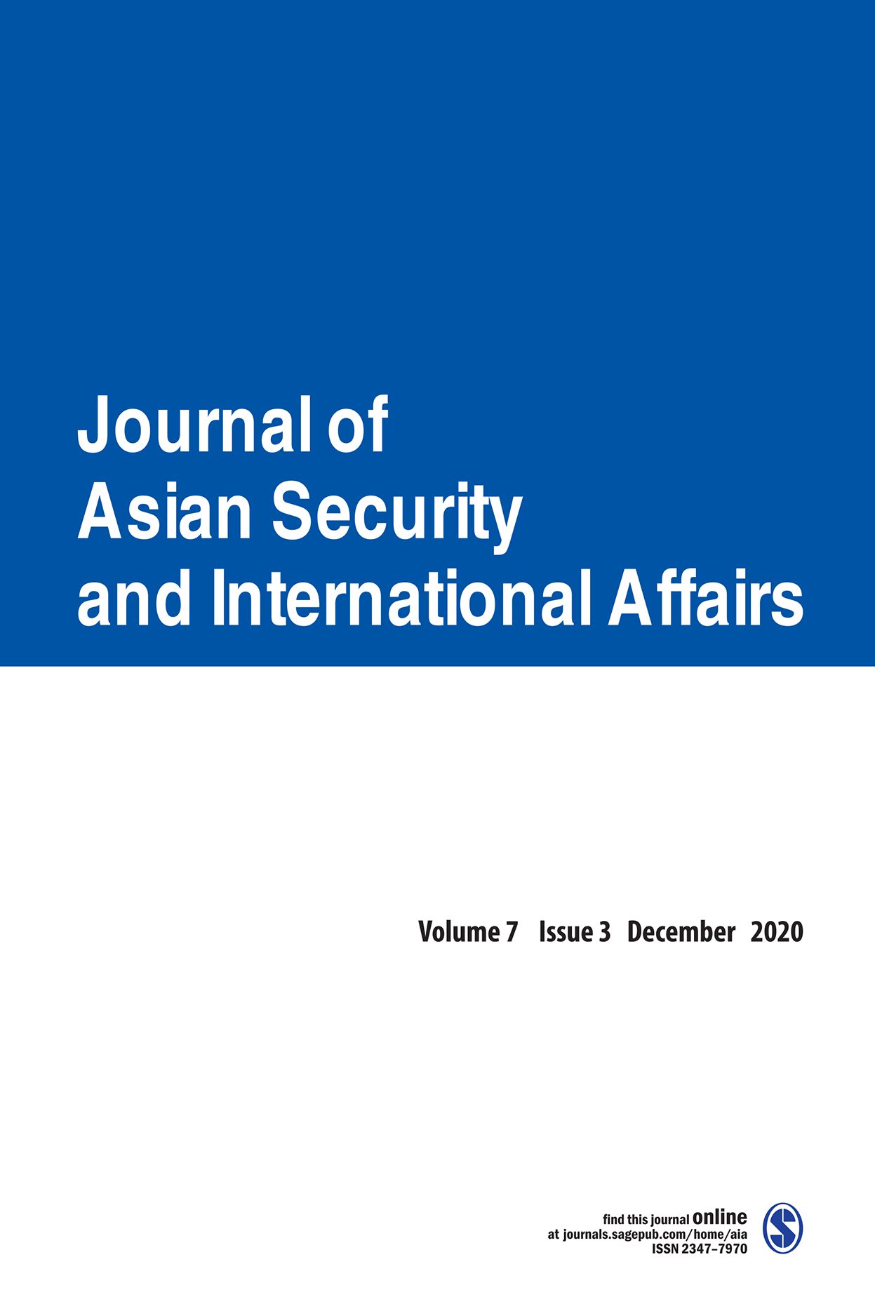 Journal of Asian Security and International Affairs