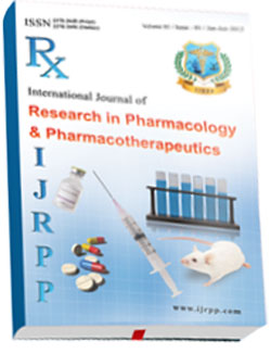 International Journal of Research in Pharmacology & Pharmacotherapeutics