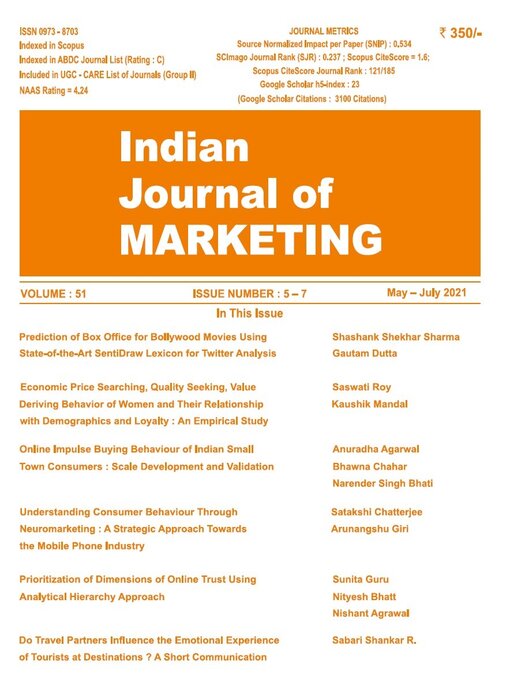 Indian Journal of Marketing