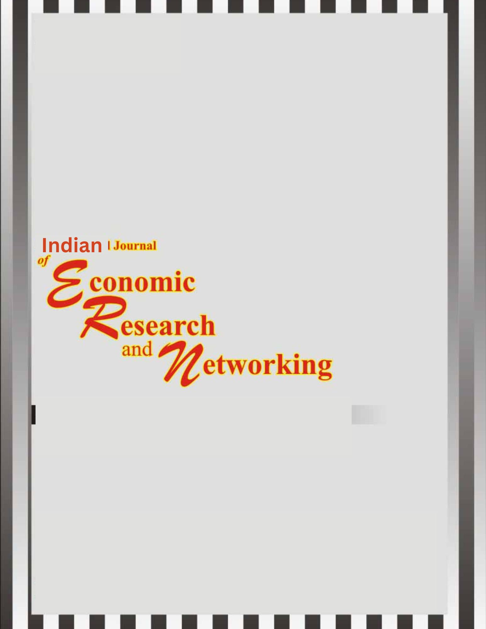 Indian Journal of Economic Research and Networking