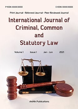 International Journal of Criminal, Common and Statutory Law