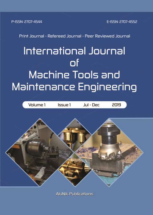International Journal of Machine Tools and Maintenance Engineering