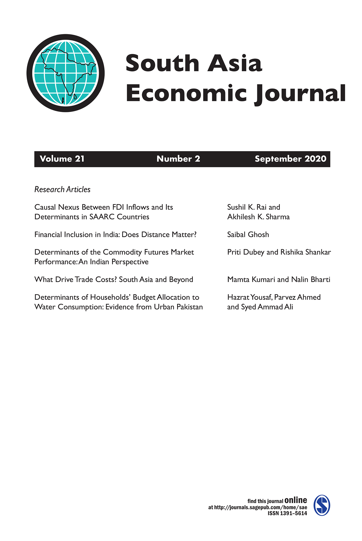 South Asia Economic Journal